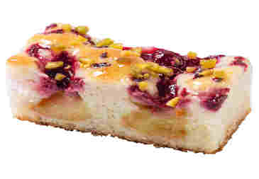 Himbeer-Pistazien-Kuchen